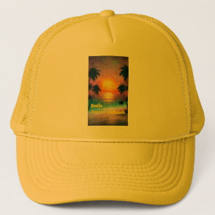 Sourire... Vous êtes à la plage – Casquette d'été