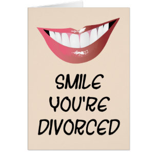 Sourire vous êtes divorcés