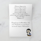 Sourires de pingouin pensant à vous carte d'espoir (Intérieur)