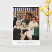 Sourires d'une carte de première, bravo, chouchou (Fleur jaune)