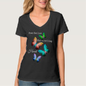 Sourires gratuits pour un T-shirt Coeur Souriant (Devant)