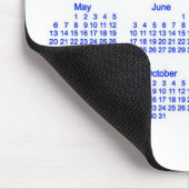 Souris 2018 calendrier bleu et blanc par le tapis de (Coin)