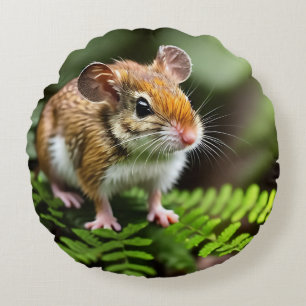 Souris à hopping australienne Ginger, Coussin rond
