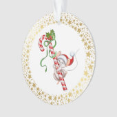 Souris Acrylique de vacances - Père Noël (devant)