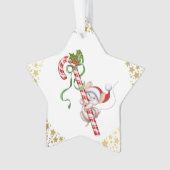 Souris Acrylique de vacances - Père Noël (devant)