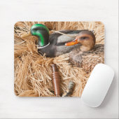 Souris Appel Mallard Drake de canard chassant le tapis de (Avec souris)