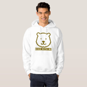 Souris avec moi sweat à capuche drôle pour hommes