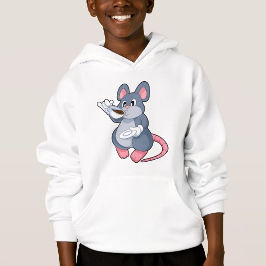 Souris avec tasse de café (Devant)