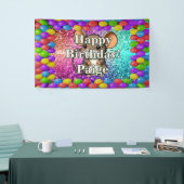 Souris Bannière d'anniversaire personnalisées (Salon professionnel)