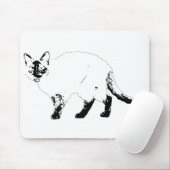 Souris Bord de bureau, tapis de ligne de chat (Avec souris)