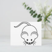 Souris Briefkaart (Staand voorkant)