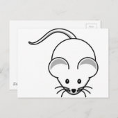 Souris Briefkaart (Voorkant / Achterkant)
