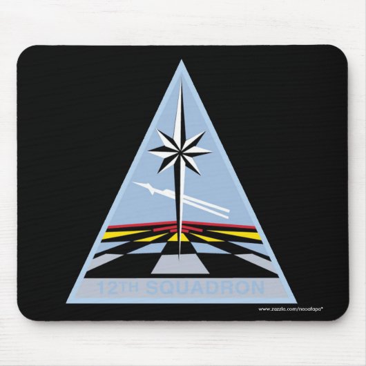 Souris Cadet Squadon d'USAFA 12" douzaine" tapis de (Devant)
