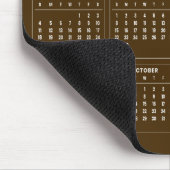 Souris Calendrier 2025 simple mais élégant | Tapis de sou (Coin)