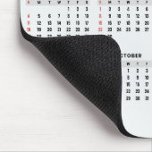 Souris Calendrier 2025 simple mais élégant | Tapis de sou (Coin)