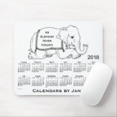 Souris Calendrier de l'objet superflu 2018 par le tapis (Avec souris)