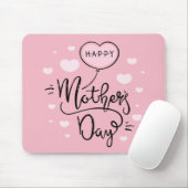 Souris Calligraphie de la Fête des Mères | Tapis de souri (Avec souris)