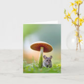 Souris carte pour notes Sous Un Champion (Fleur jaune)
