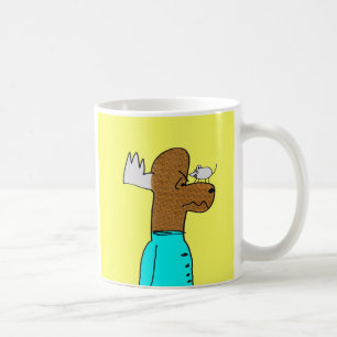 Souris CONTRE la tasse d'orignaux