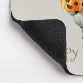 Souris Cute Halloween Chat avec Citrouille | Tapis de sou (Coin)