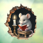 Souris dans la maison - autocollant de plinthe (Feuille 3)