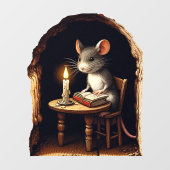 Souris dans la maison - planche à jupe autocollant (Feuille)