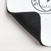Souris Danse Mousepad de tapis à longs poils (Coin)