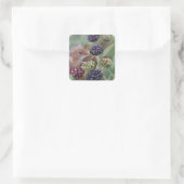 Souris de campagne et Berries autocollant (Sac)