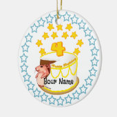 Souris de fête du 4e anniversaire ornements d'anni (Gauche)