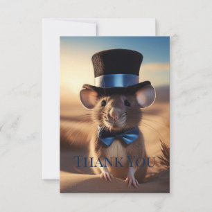 Souris de l'écureuil de pays Bonne fête Merci d'an