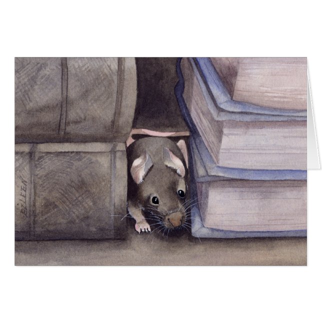 Souris de livre (Devant horizontal)
