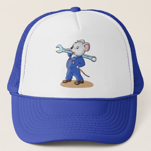 Souris de mécanicien - casquette (Devant)