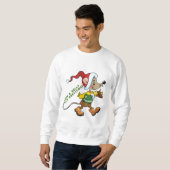 Souris de Noël Hommes Sweatshirt (Devant entier)