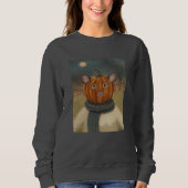 Souris de pompkinhead Sweatshirt d'Halloween (Devant)