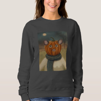 Souris de pompkinhead Sweatshirt d'Halloween