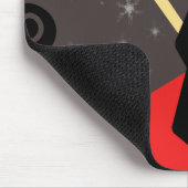Souris Diva Mousepad de tapis rouge (Coin)