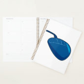 Souris d'ordinateur bleu Cool Tech (Devant avec enveloppe)