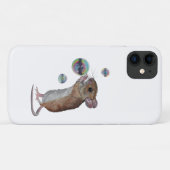 Souris et bulles coque iphone (Dos (Horizontal))