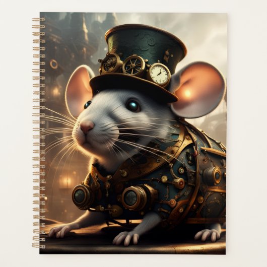 Souris et oiseau Steampunk (Devant)
