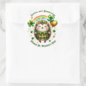 Souris Et Sticker De Hérisson Shamrock (Sac)