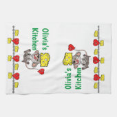 Souris Fromage Coeurs rouges Cuisine Serviette à m (Horizontal)