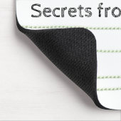 Souris Green Lines Secrets Heart Mouse Pad! Tapis de sour (Coin)