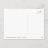 Souris heureuse en carte postale de fête de saison (Dos)