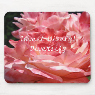 Souris Investissez judicieusement ! Diversifiez Tapis de