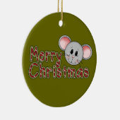 Souris Joyeux ornement de garde de Noël (Droite)