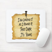 Souris L'atlas du signe de Wyatt a gesticulé le tapis de (Avec souris)