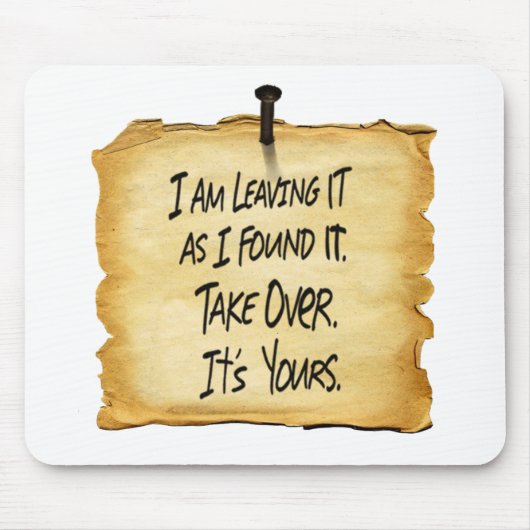 Souris L'atlas du signe de Wyatt a gesticulé le tapis de (Devant)