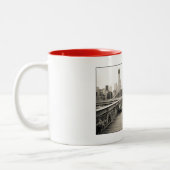 Souris Marty sur la Mug de Brooklyn Bridge - Rouge (Gauche)