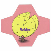 Souris mignonne avec dessin animé au fromage (Plat)