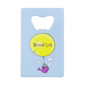 Souris mignonne dans la canette d'arrosage avec de (Dos)